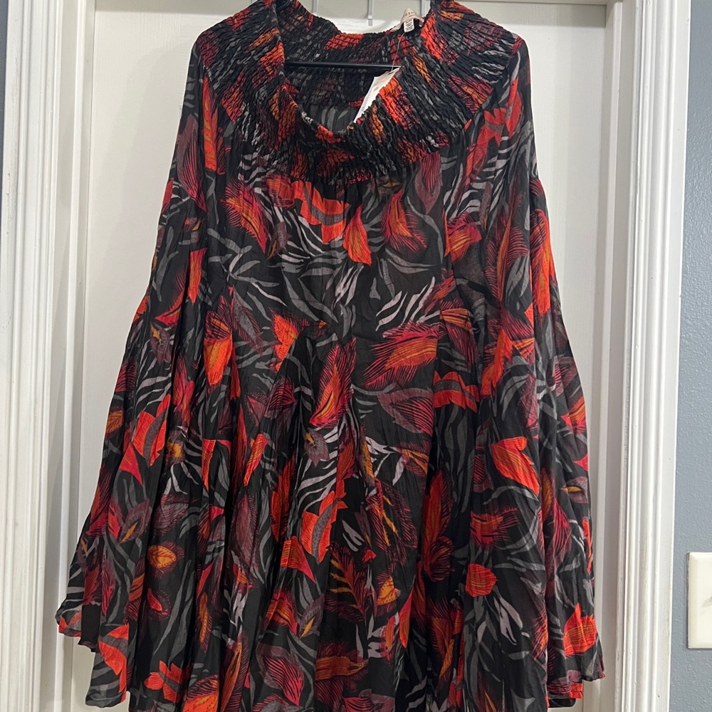 Philosophy Black and Red Skirt